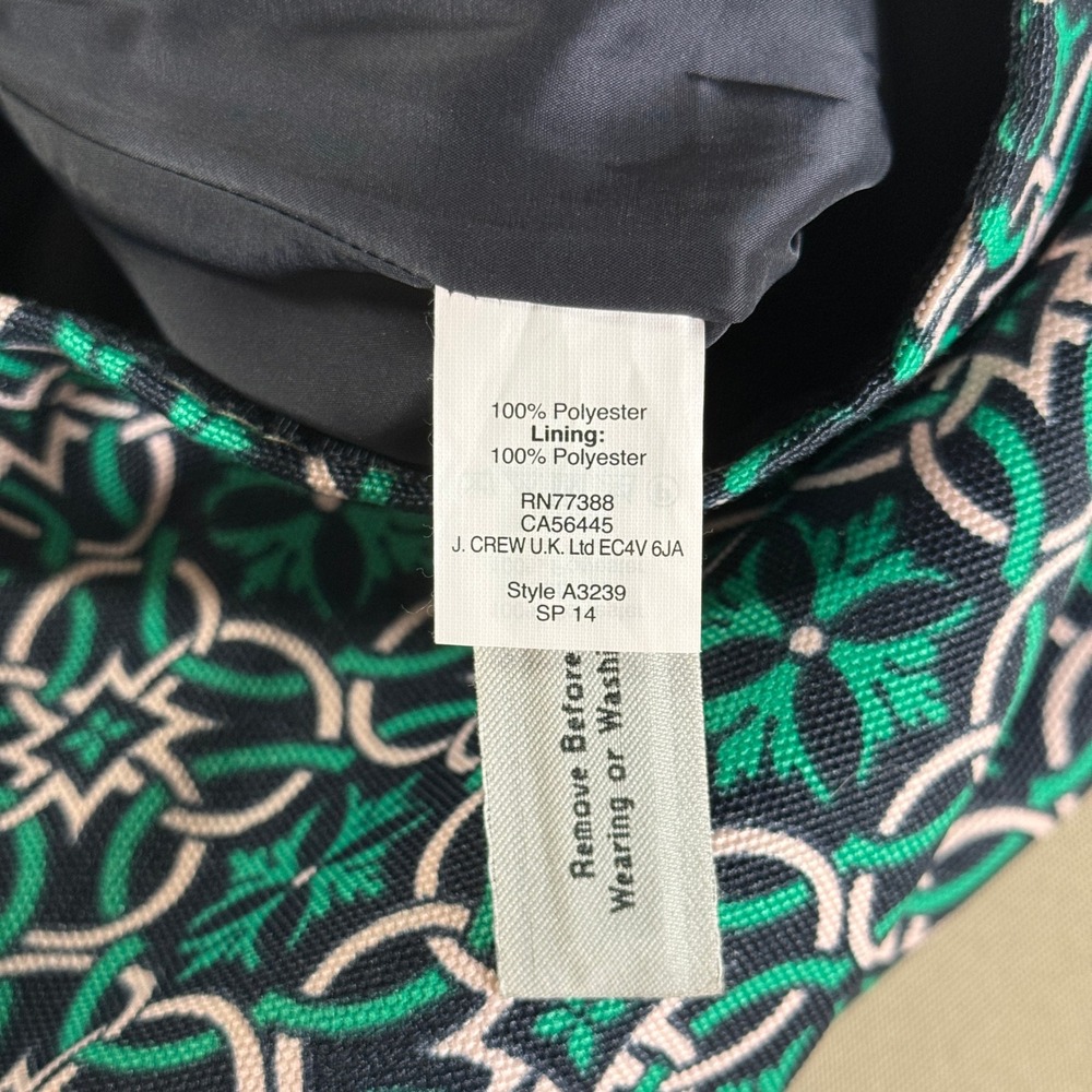 J. Crew Lattice Medallion Celtic Link High Waist Pencil Skirt Size 6 NWT Classic - Picture 9 of 11